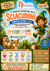 campus estivo 2026 - Le Magiche avventure dello Sciacuddhi